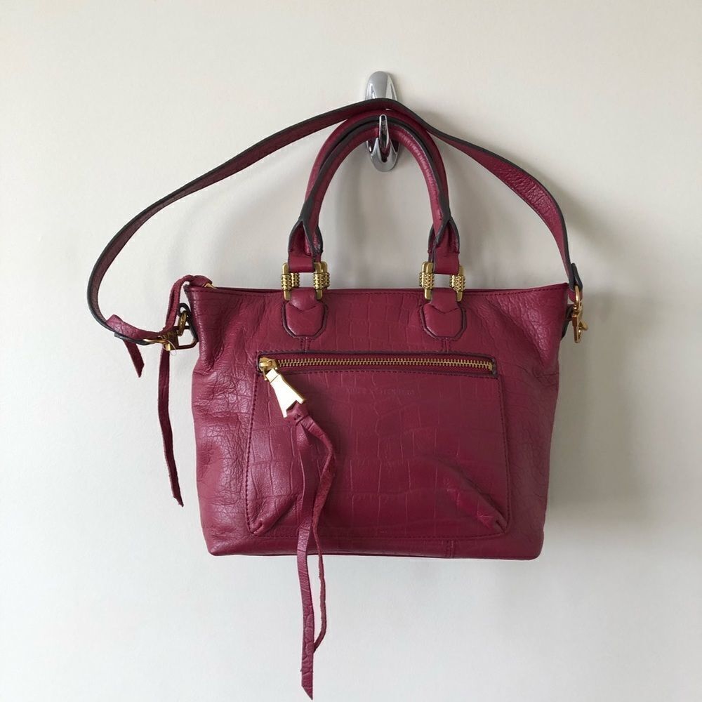 AIMEE Kestenberg Mini Red Leather Tote ❤️